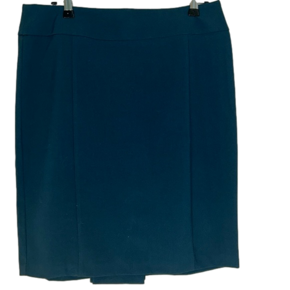 NY&CO Dark Real Blue Pencil Skirt: Size 8